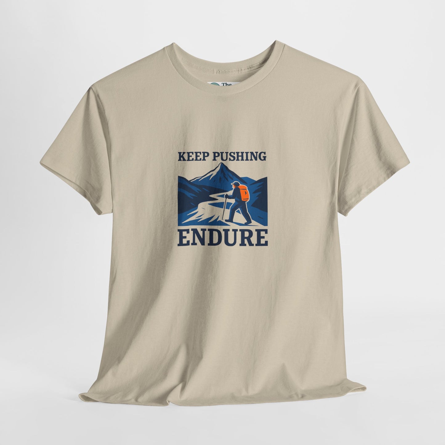 Keep Pushing Endure T-Shirt – Motivational Hiking Tee