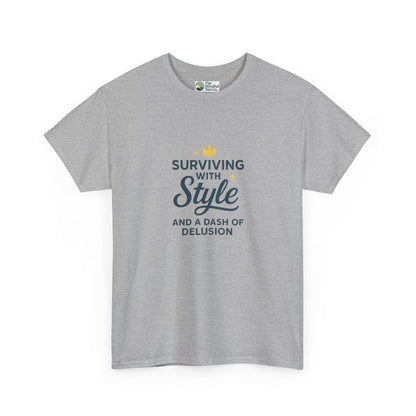 Surviving with Style T-Shirt – Mental Health & Self-Care Tee