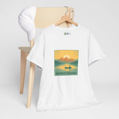 Witness the Quiet Canoe T-Shirt – Nature Mindfulness  Tee