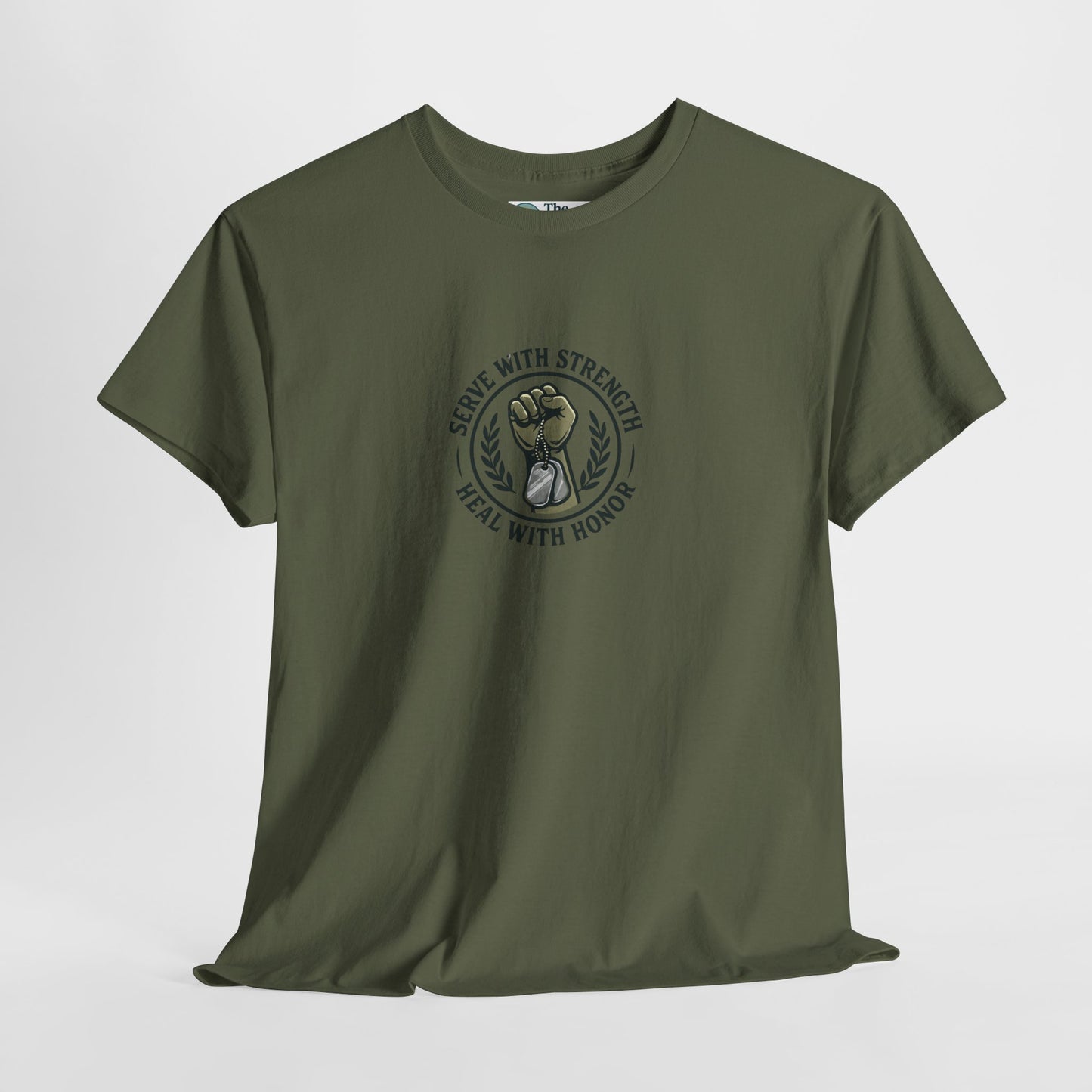 Serve with Strength T-Shirt – Military Mental Health Tee