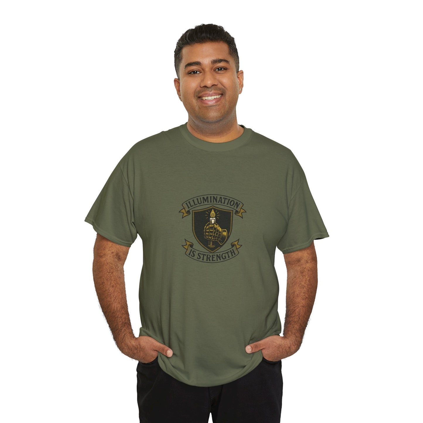 Illumination Is Strength T-Shirt – Military Resilience & Awareness  Tee