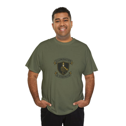 Illumination Is Strength T-Shirt – Military Resilience & Awareness  Tee