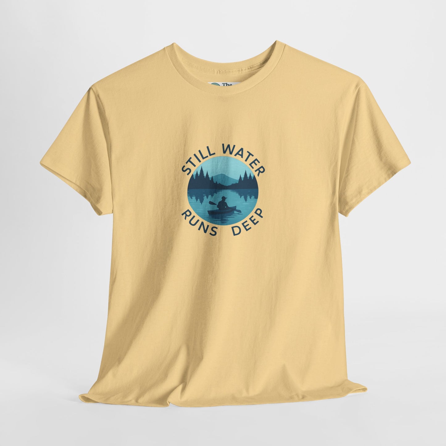 Still Water Runs Deep T-Shirt – Lake Reflection Mental Health Tee
