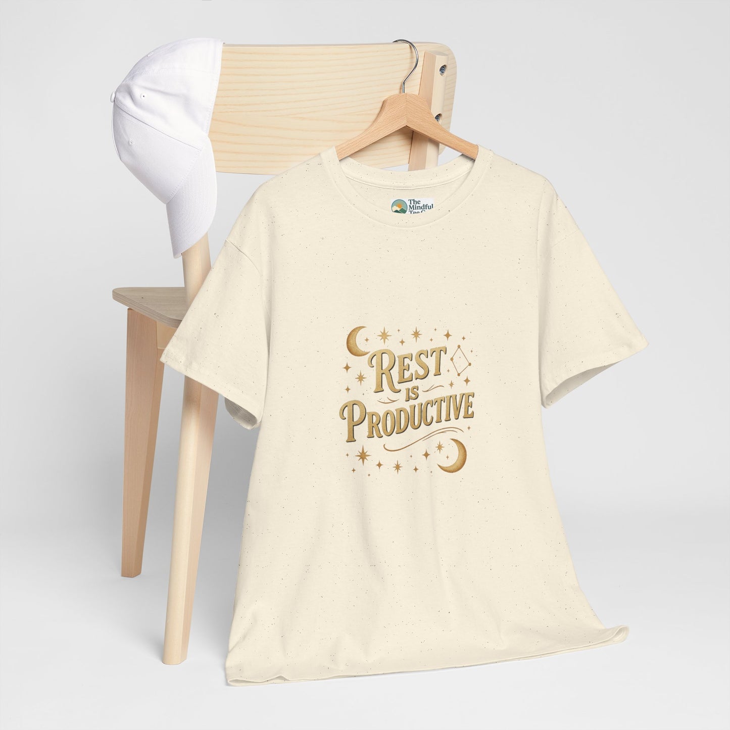 Rest Is Productive T-Shirt – Celestial Self-Care Tee