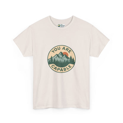 You Are Capable T-Shirt – Motivational Mountain Tee