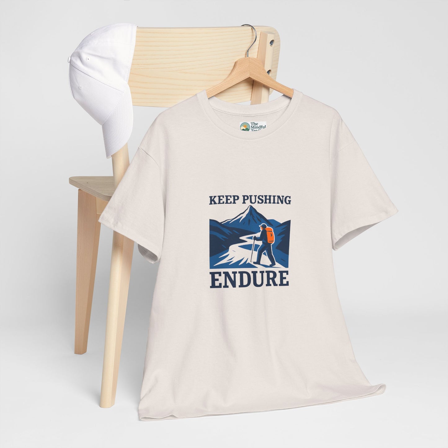 Keep Pushing Endure T-Shirt – Motivational Hiking Tee