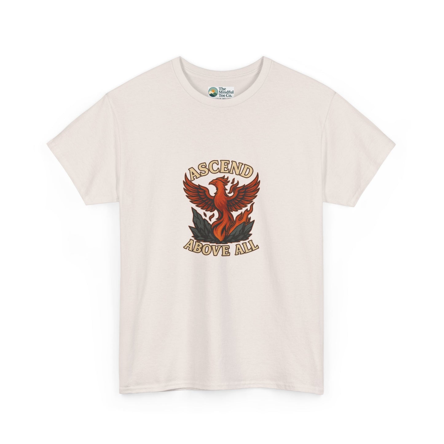 Ascend Above All T-Shirt – Phoenix Rising Strength Design