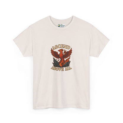 Ascend Above All T-Shirt – Phoenix Rising Strength Design
