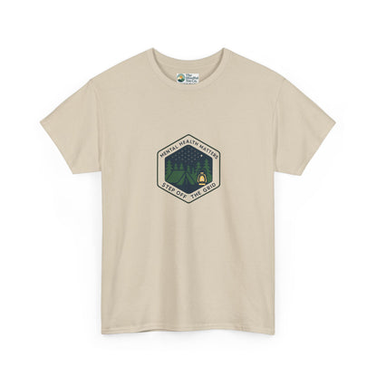 Step Off the Grid T-Shirt – Mental Health Matters Camping Tee