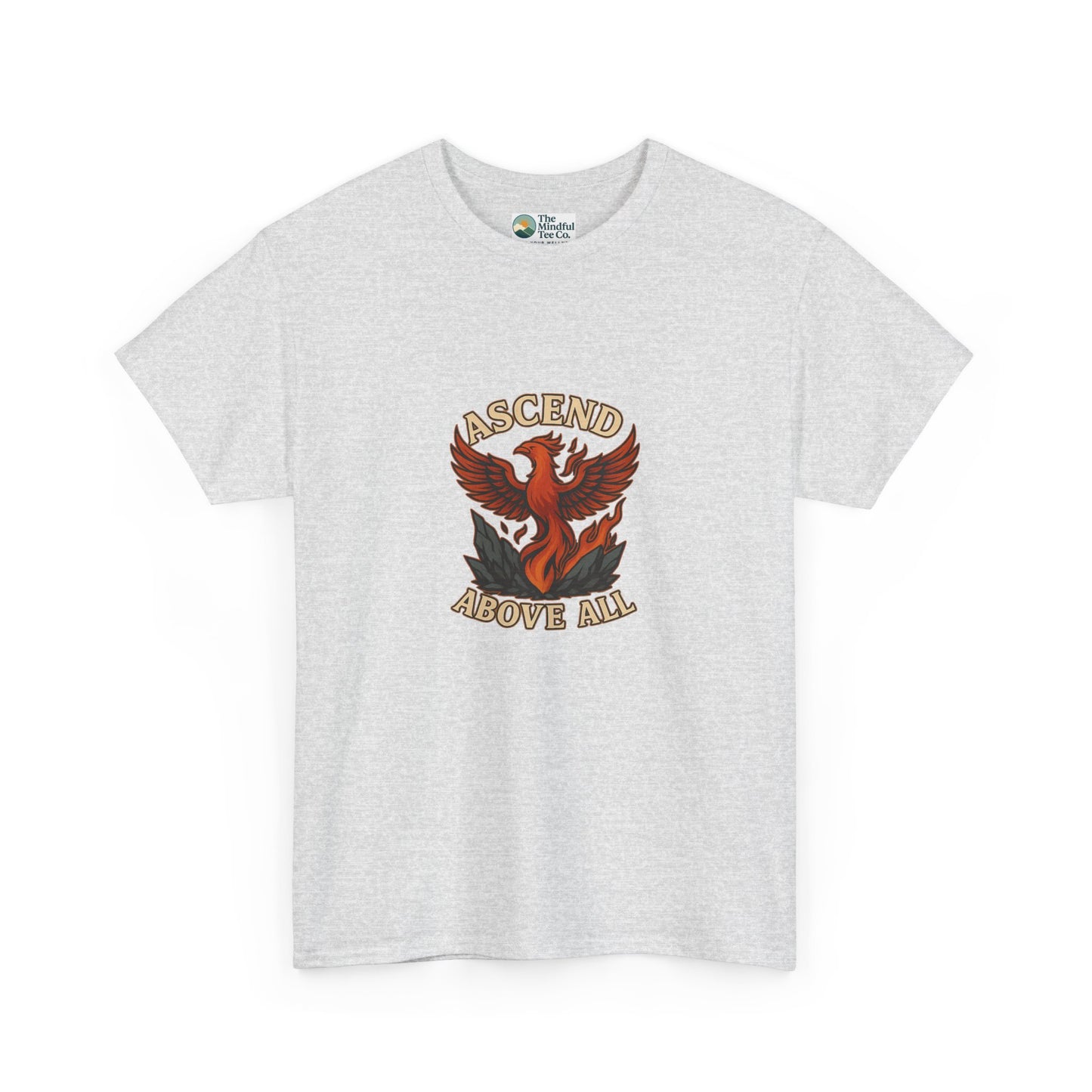Ascend Above All T-Shirt – Phoenix Rising Strength Design