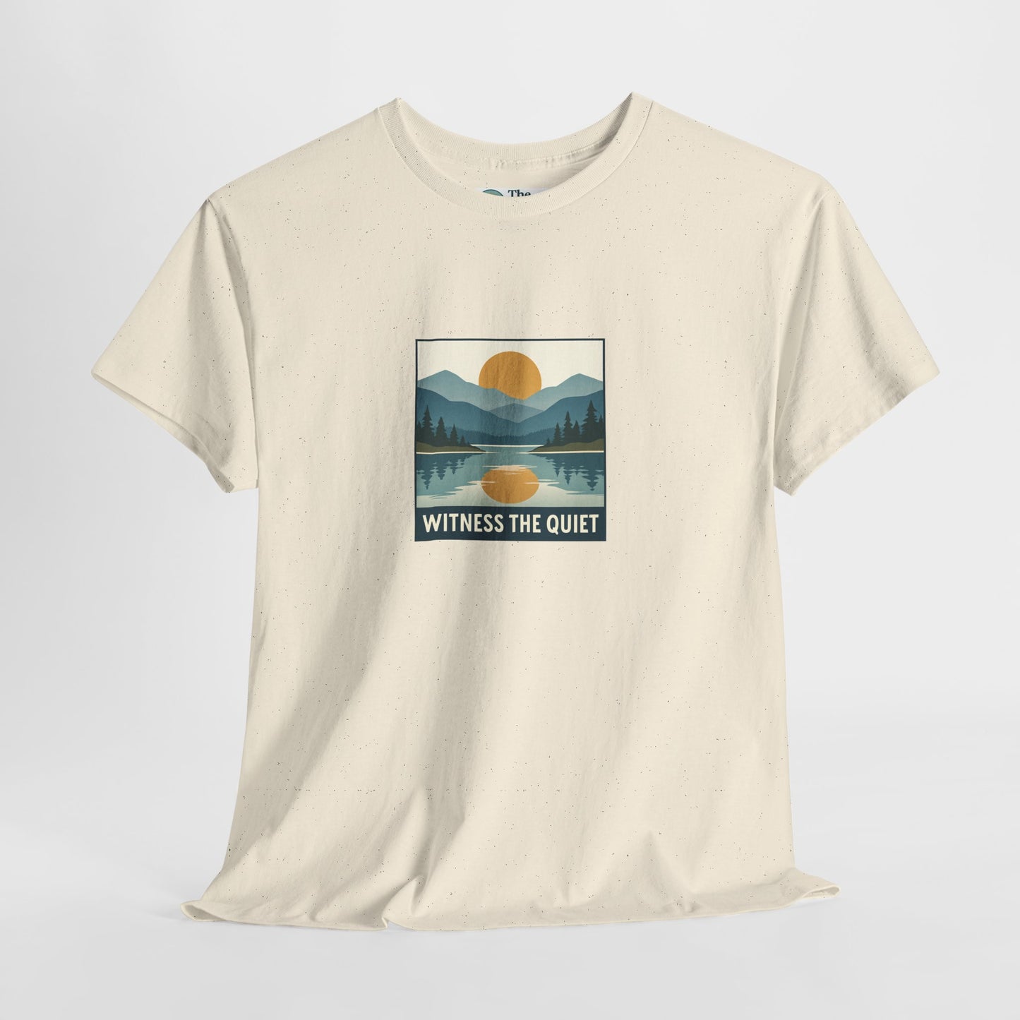 Witness the Quiet T-Shirt - Nature Mindfulness Sunset  Tee