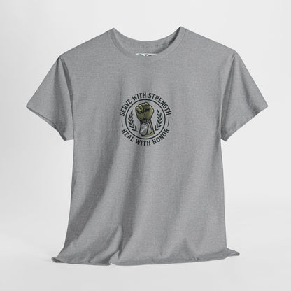 Serve with Strength T-Shirt – Military Mental Health Tee