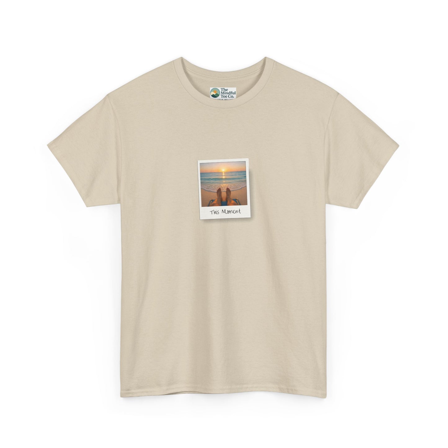This Moment T-Shirt - Ocean Sunset Mindfulness Tee
