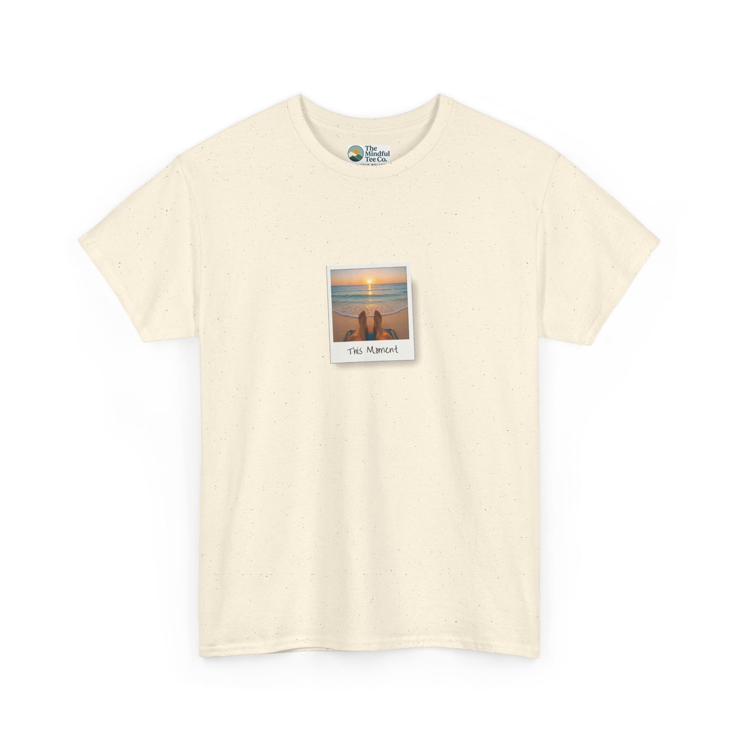 This Moment T-Shirt - Ocean Sunset Mindfulness Tee