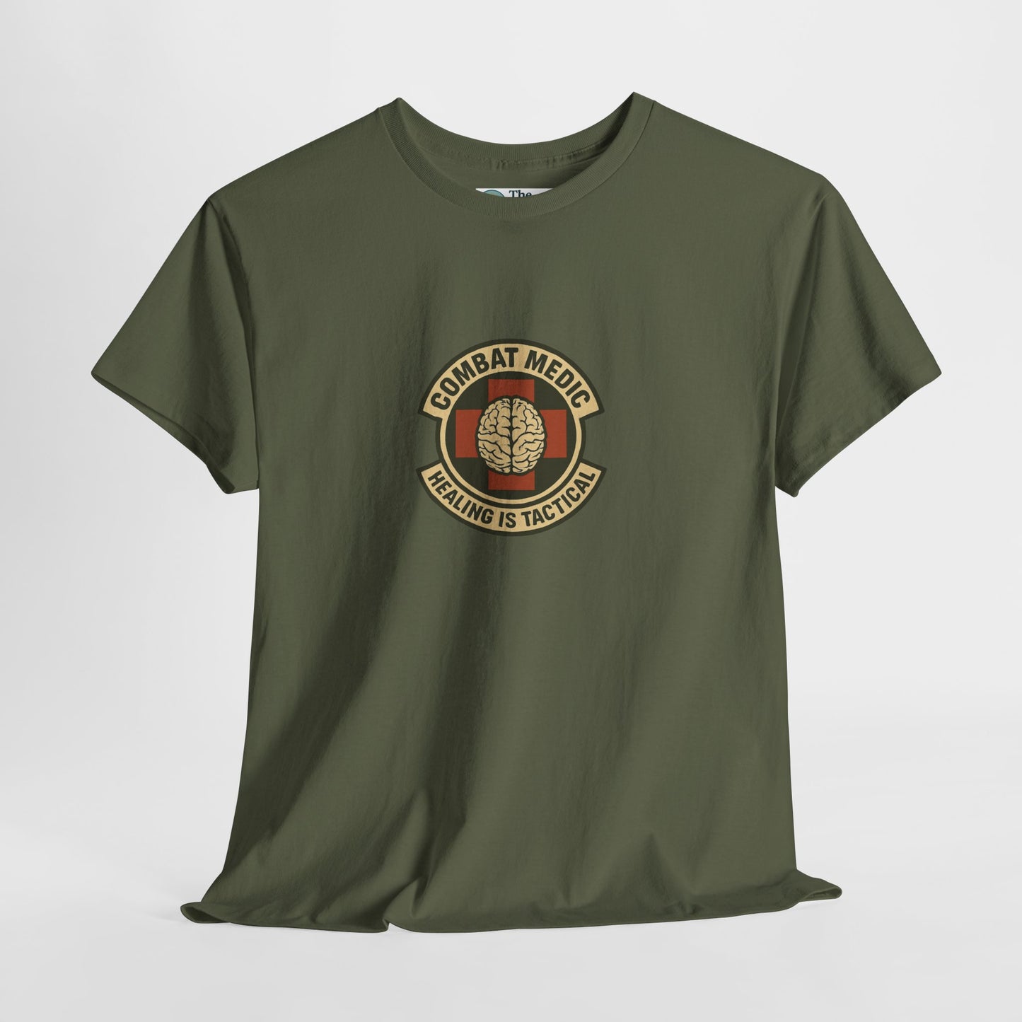 Combat Medic T-Shirt – Healing Is Tactical Graphic Tee