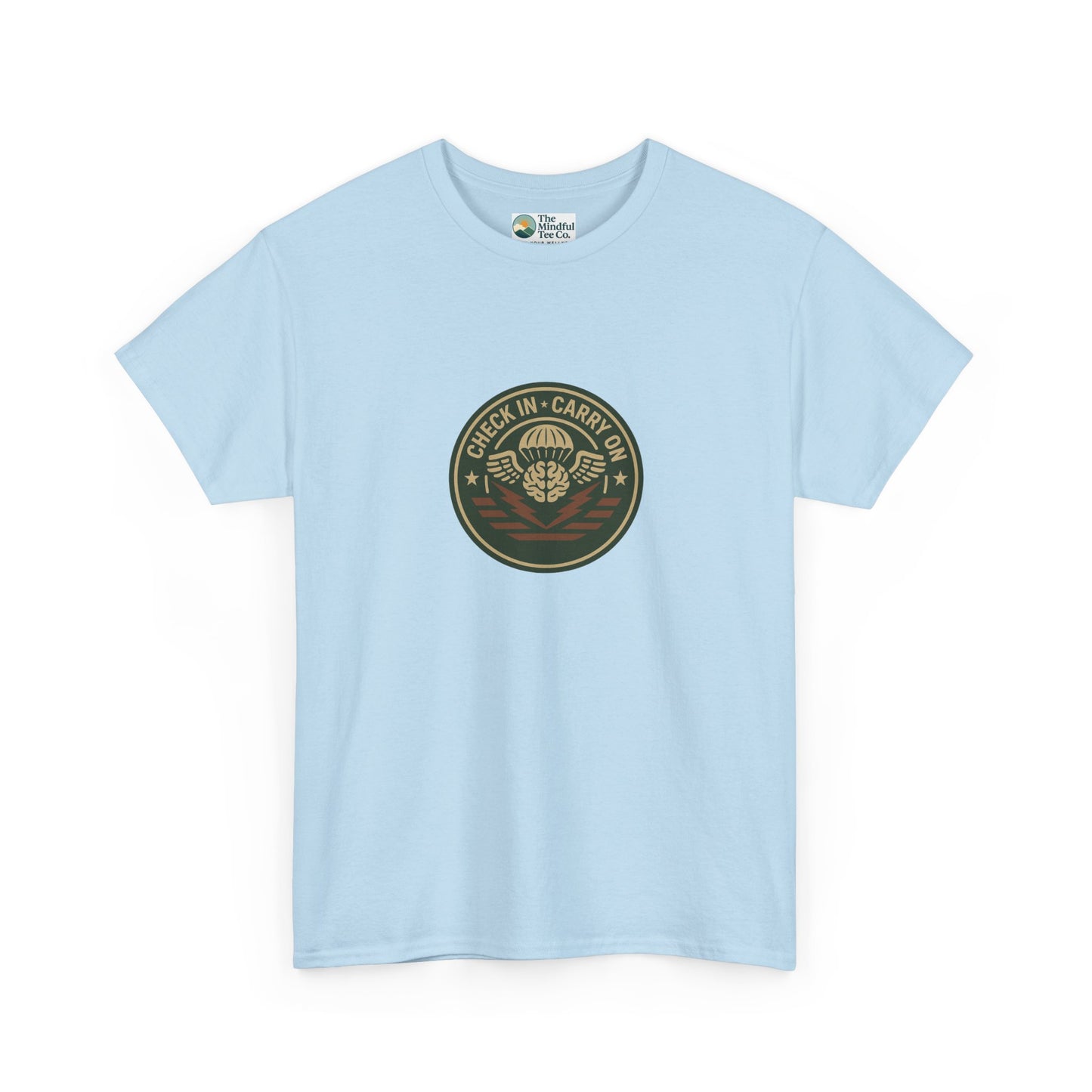 Check In, Carry On T-Shirt - Military Mental Health Tee