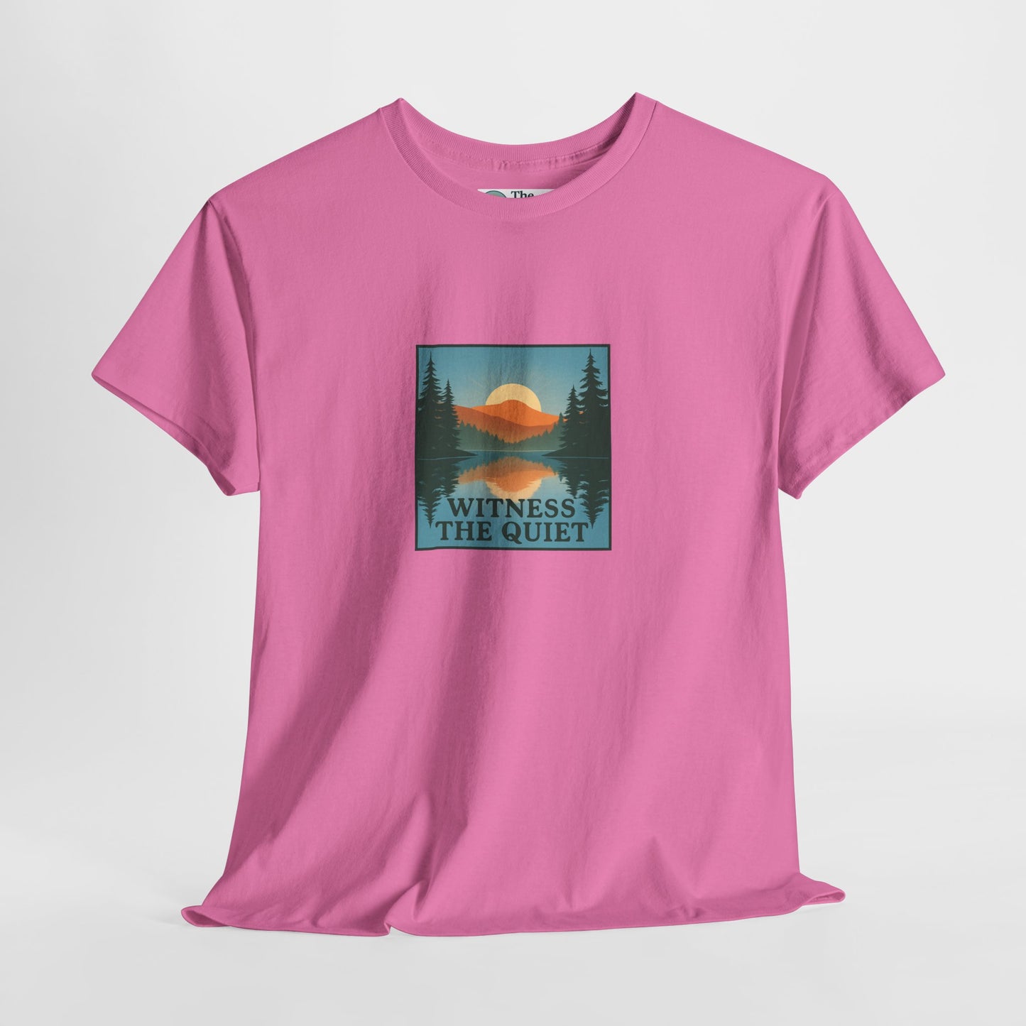Witness the Quiet T-Shirt - Nature Mindfulness Reflection Tee