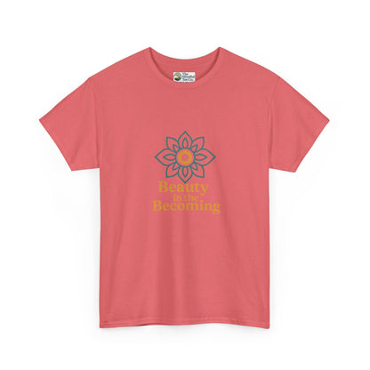 Beauty in the Becoming T-Shirt – Mandala & Mindfulness Growth Tee