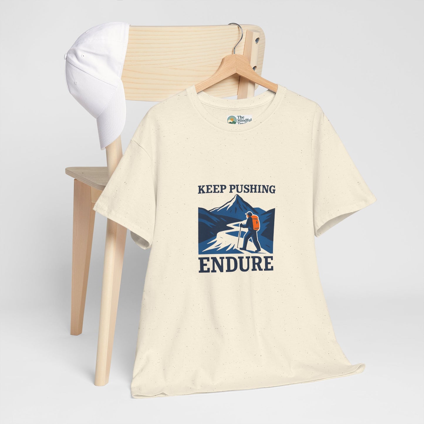 Keep Pushing Endure T-Shirt – Motivational Hiking Tee