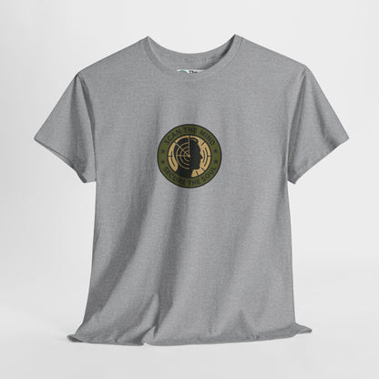 Scan the Mind, Secure the Soul T-Shirt – Military Awareness & Strength  Tee