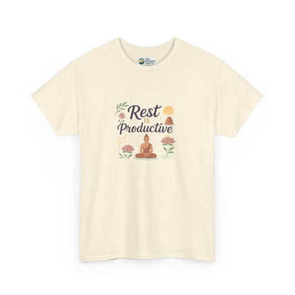 Rest Is Productive T-Shirt – Mindfulness & Meditation Tee