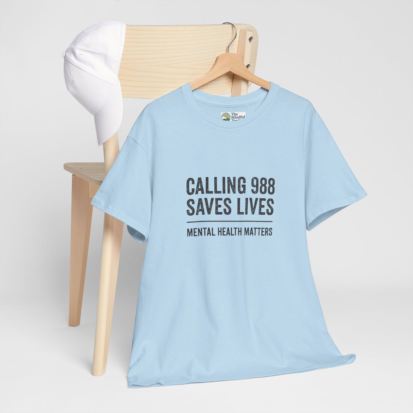 Calling 988 Saves Lives T-Shirt - Mental Health Awareness