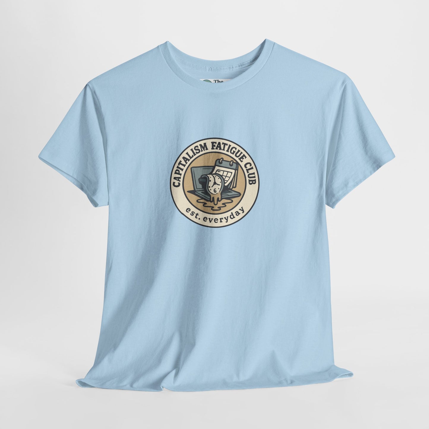 Capitalism Fatigue Club T-Shirt – Burnout Culture Tee