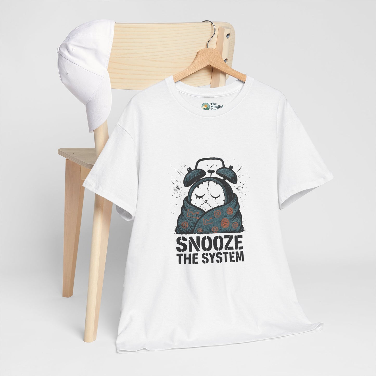 Snooze the System T-Shirt – Anti-Hustle Graphic Tee