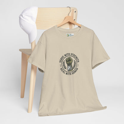 Serve with Strength T-Shirt – Military Mental Health Tee