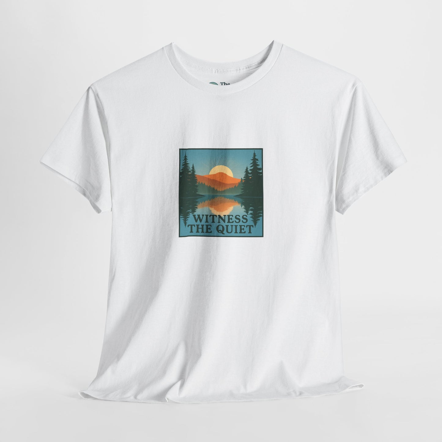 Witness the Quiet T-Shirt - Nature Mindfulness Reflection Tee