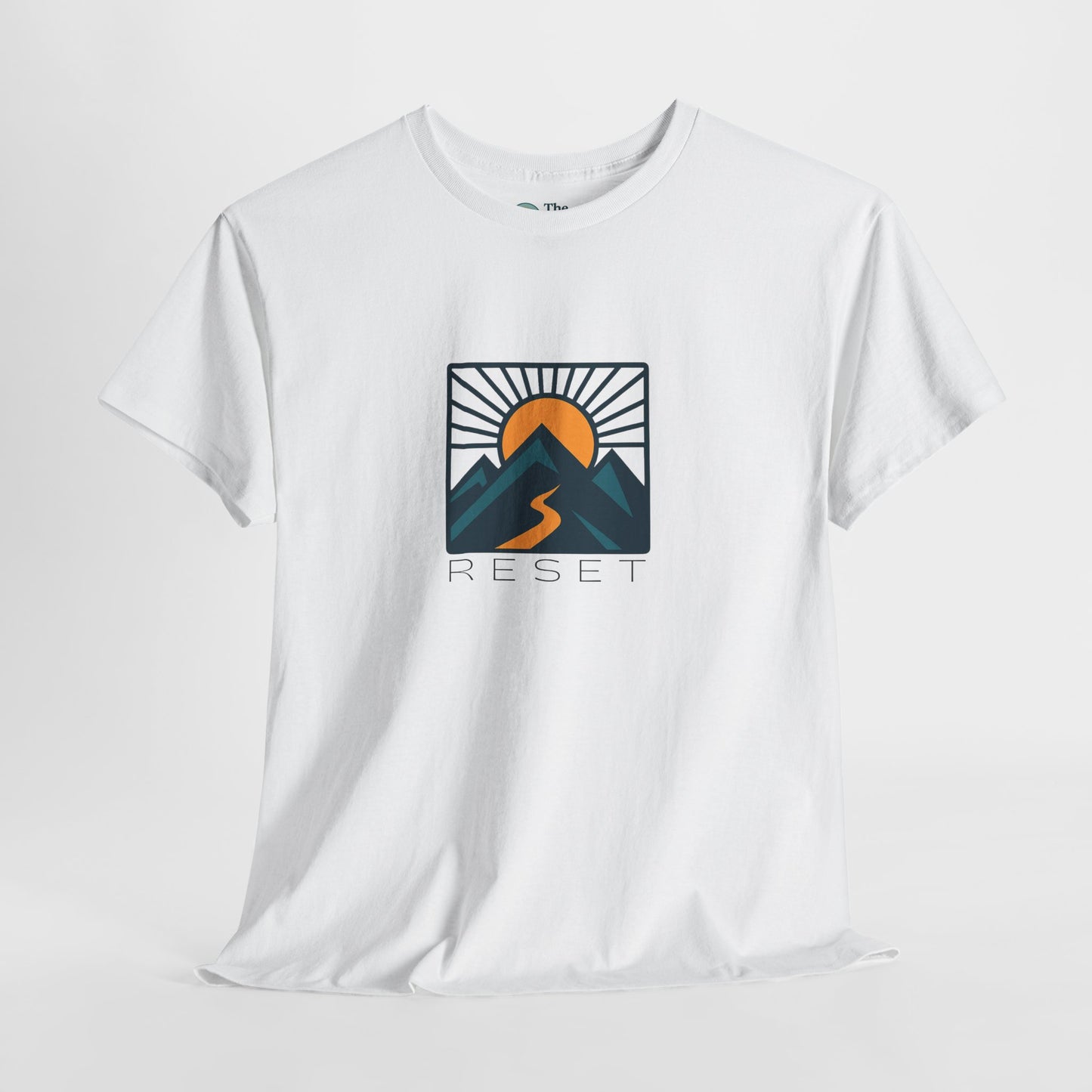RESET T-Shirt – Motivational Sunrise Tee
