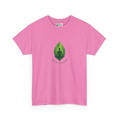 Stay in the Green T-Shirt – Minimalist Meditation Tee