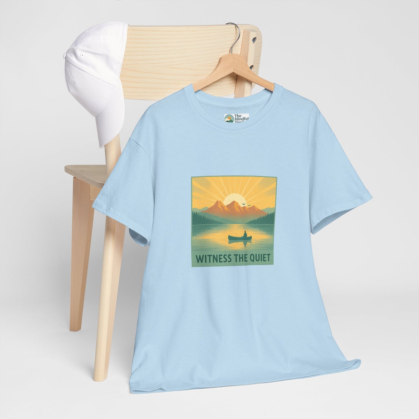 Witness the Quiet Canoe T-Shirt – Nature Mindfulness  Tee