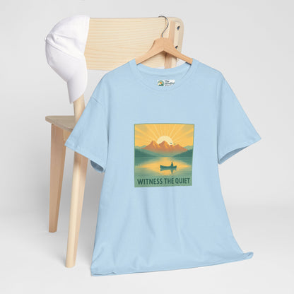 Witness the Quiet Canoe T-Shirt – Nature Mindfulness  Tee