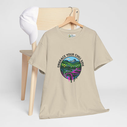 Embrace Your Chill Side T-Shirt - Alpine Meadow Meltdown Tee
