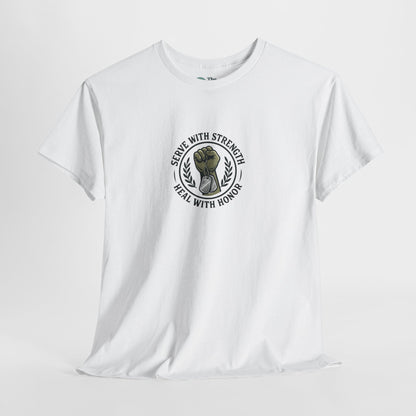 Serve with Strength T-Shirt – Military Mental Health Tee
