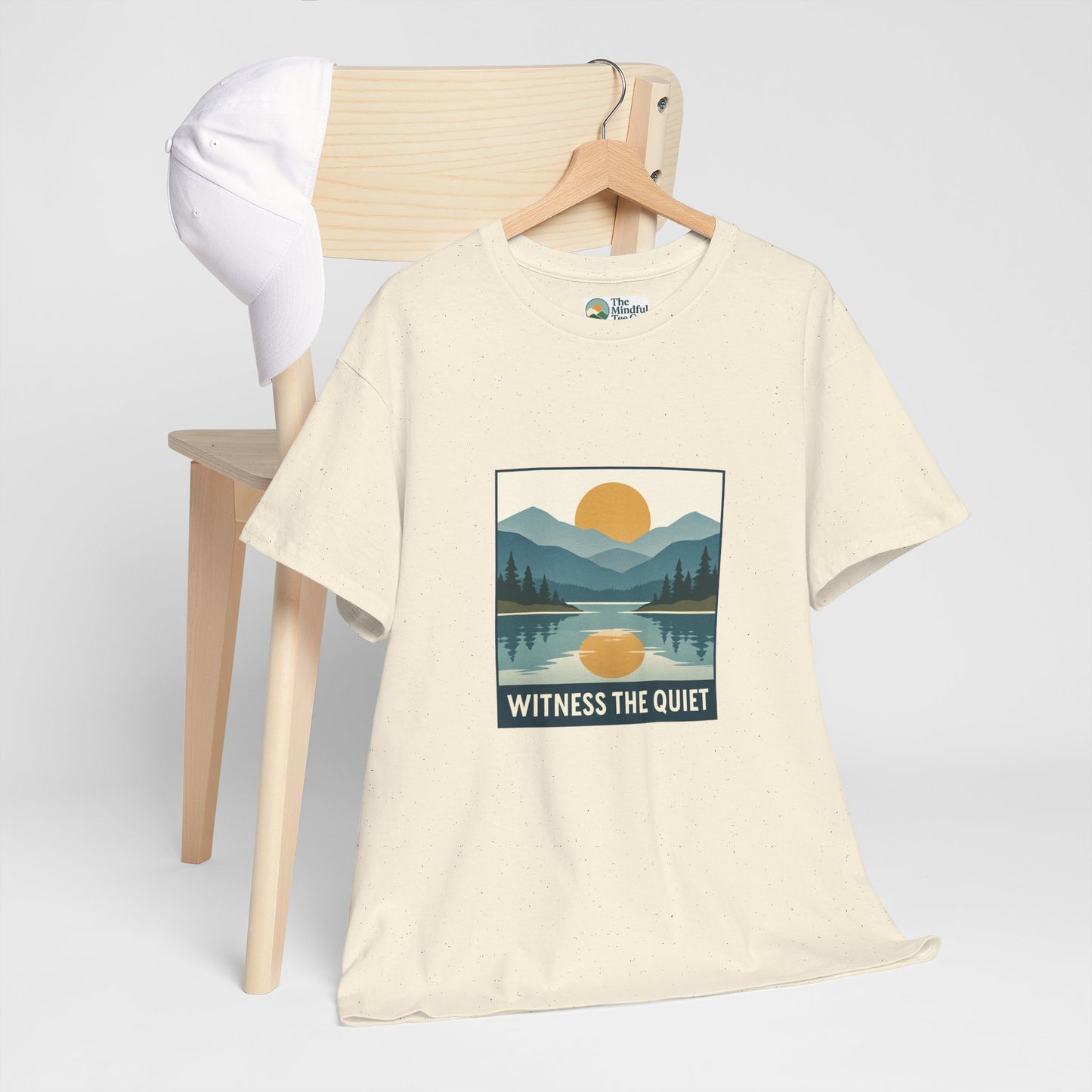 Witness the Quiet Sunset T-Shirt - Reflection Mindfulness Tee