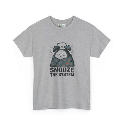 Snooze the System T-Shirt – Anti-Hustle Tee