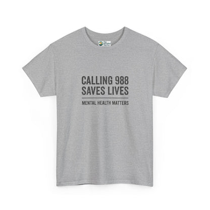Calling 988 Saves Lives T-Shirt - Mental Health Awareness