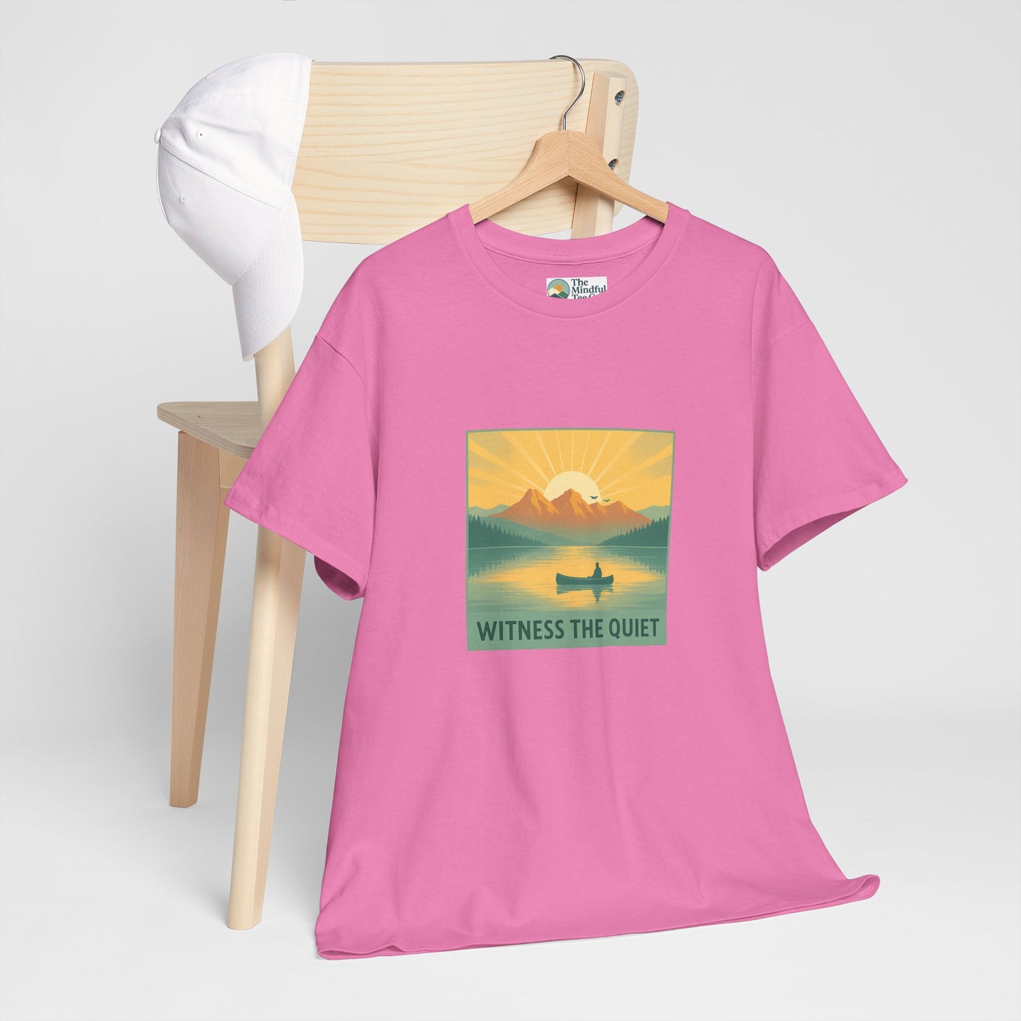 Witness the Quiet Canoe T-Shirt – Nature Mindfulness  Tee