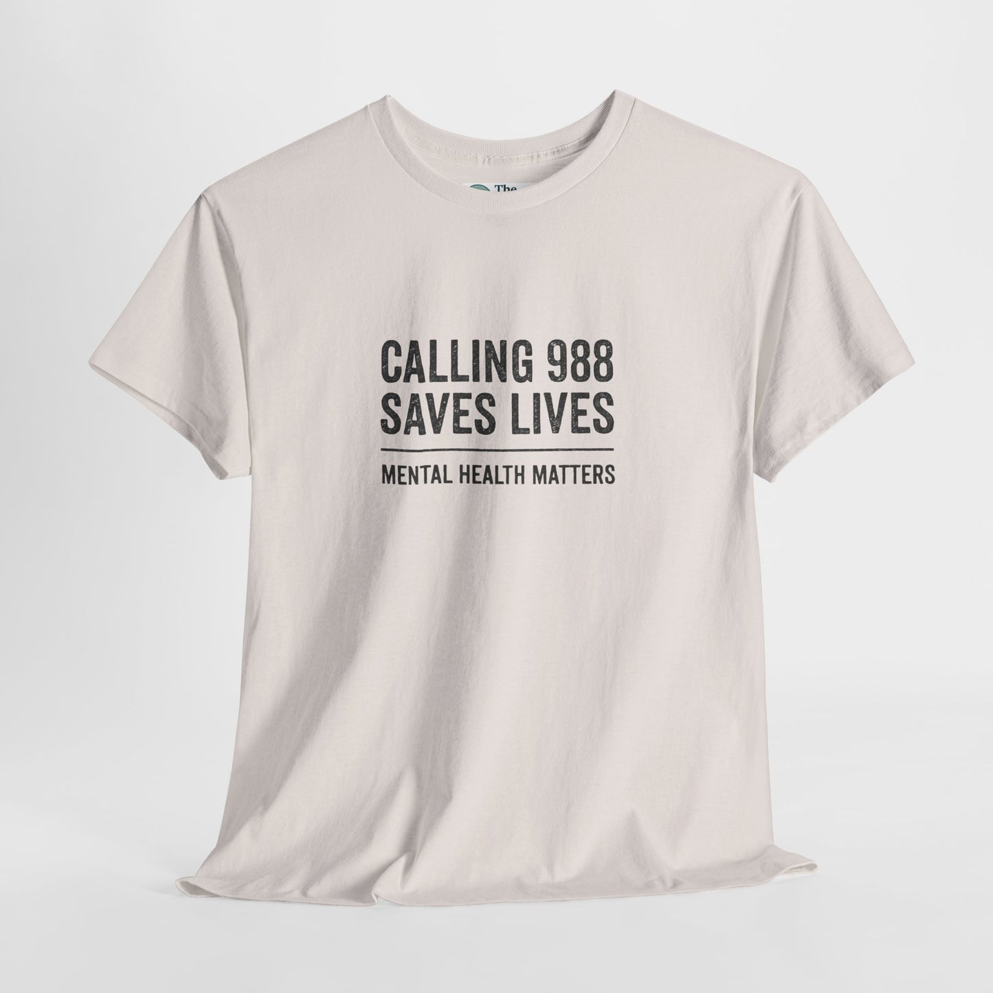 Calling 988 Saves Lives T-Shirt - Mental Health Awareness  Tee