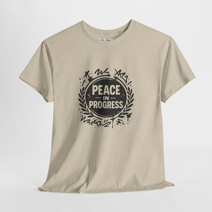 Peace in Progress T-Shirt – Streetwear Mindfulness Tee