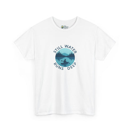 Still Water Runs Deep T-Shirt – Lake Reflection Mental Health Tee