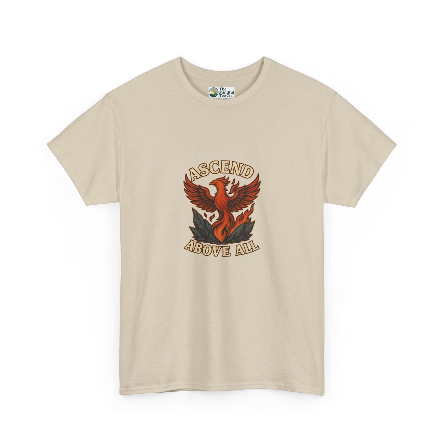Ascend Above All T-Shirt – Phoenix Rising Strength Design