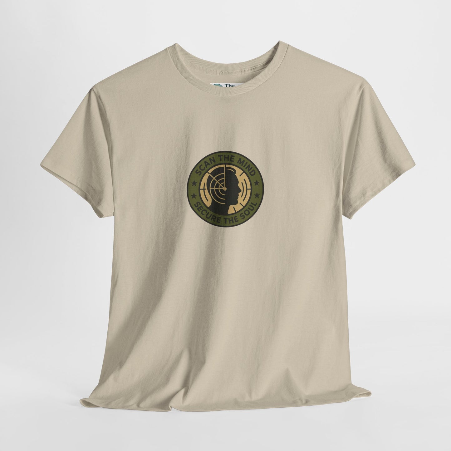 Scan the Mind, Secure the Soul T-Shirt – Military Awareness & Strength  Tee