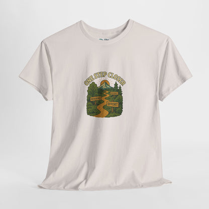 One Step Closer T-Shirt – Motivational Growth & Resilience  Tee