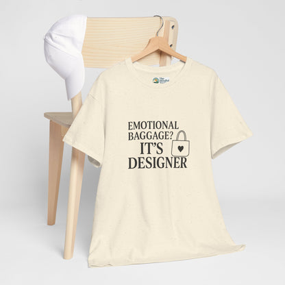 Emotional Baggage? It’s Designer T-Shirt – Mental Health Tee
